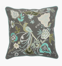 Load image into Gallery viewer, Peacock Garden Throw Pillow
